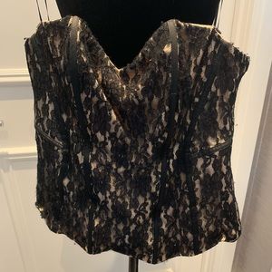 Guess strapless top